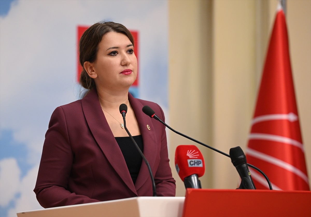 CHP Genel Başkan Yardımcısı Gökçe Gökçen, parti genel merkezinde düzenlediği basın toplantısında...