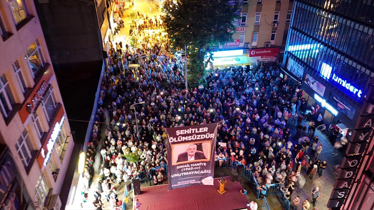 İran'ın başkenti Tahran'da suikaste uğrayan Hamas Siyasi Büro Başkanı İsmail Heniyye için...