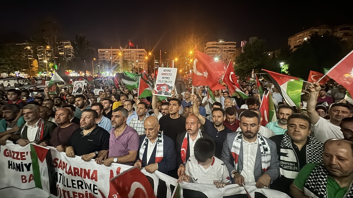 Kahramanmaraş’ta Hamas Siyasi Büro Başkanı İsmail Heniyye'nin İran'da suikasta uğraması ve...
