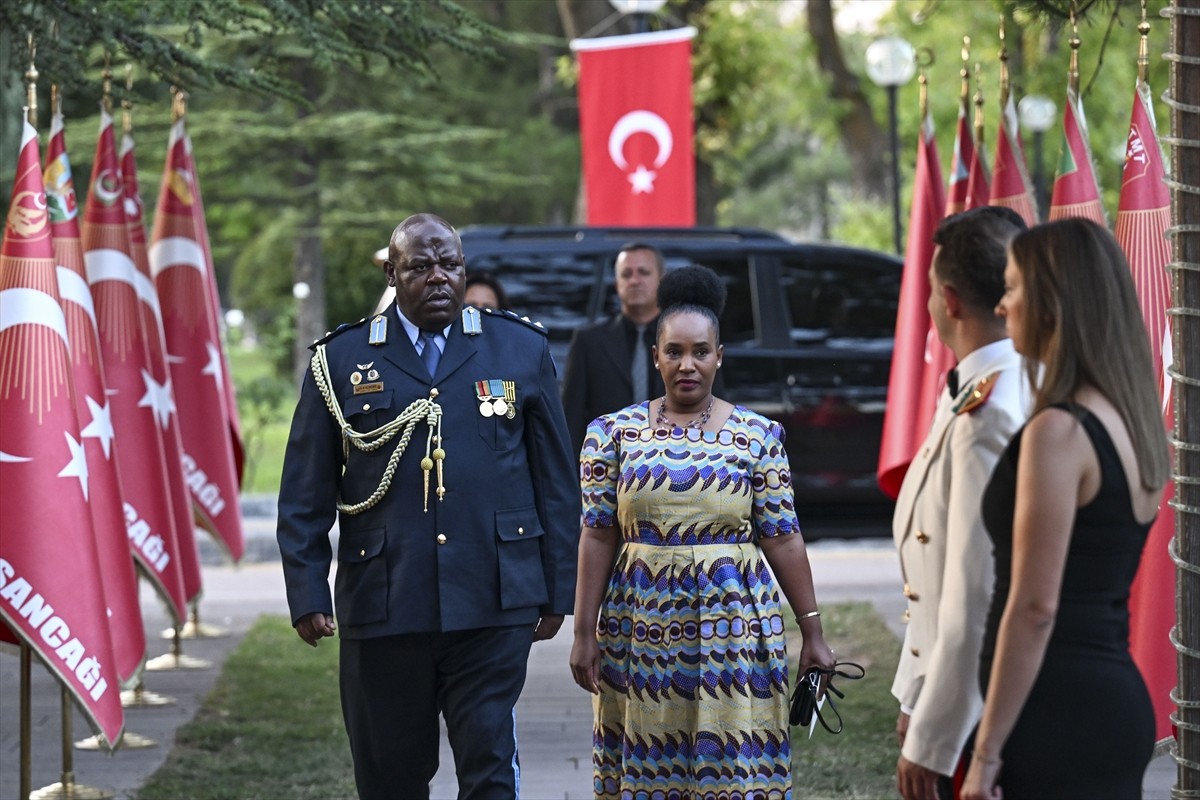 Kuzey Kıbrıs Türk Cumhuriyeti (KKTC) 1 Ağustos Toplumsal Direniş Bayramı başkent Ankara'da Gazi...