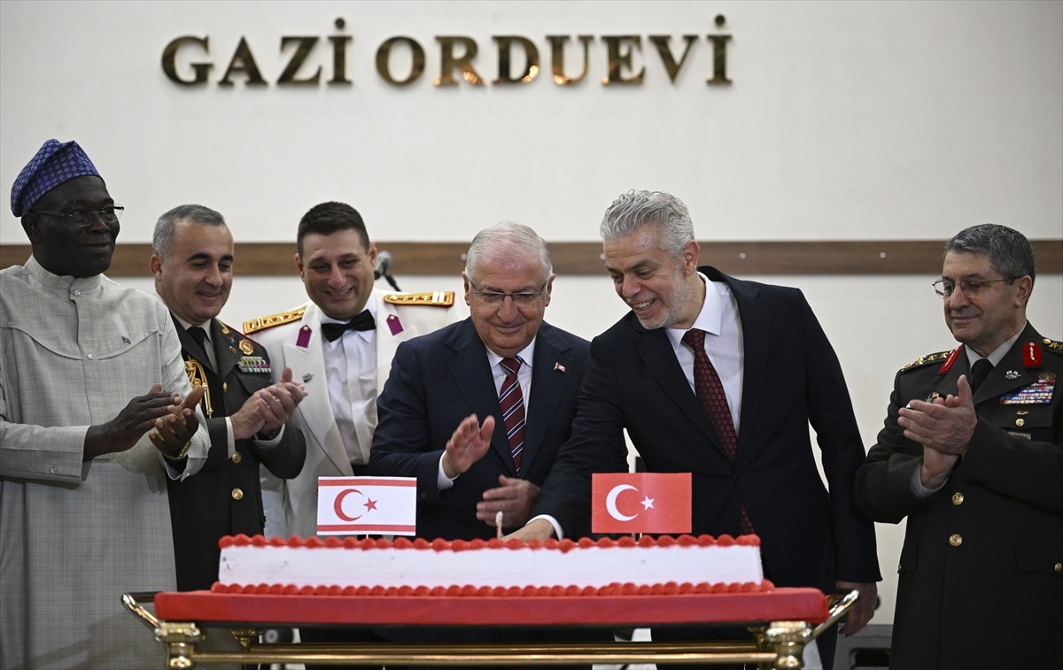 Kuzey Kıbrıs Türk Cumhuriyeti (KKTC) 1 Ağustos Toplumsal Direniş Bayramı başkent Ankara'da Gazi...