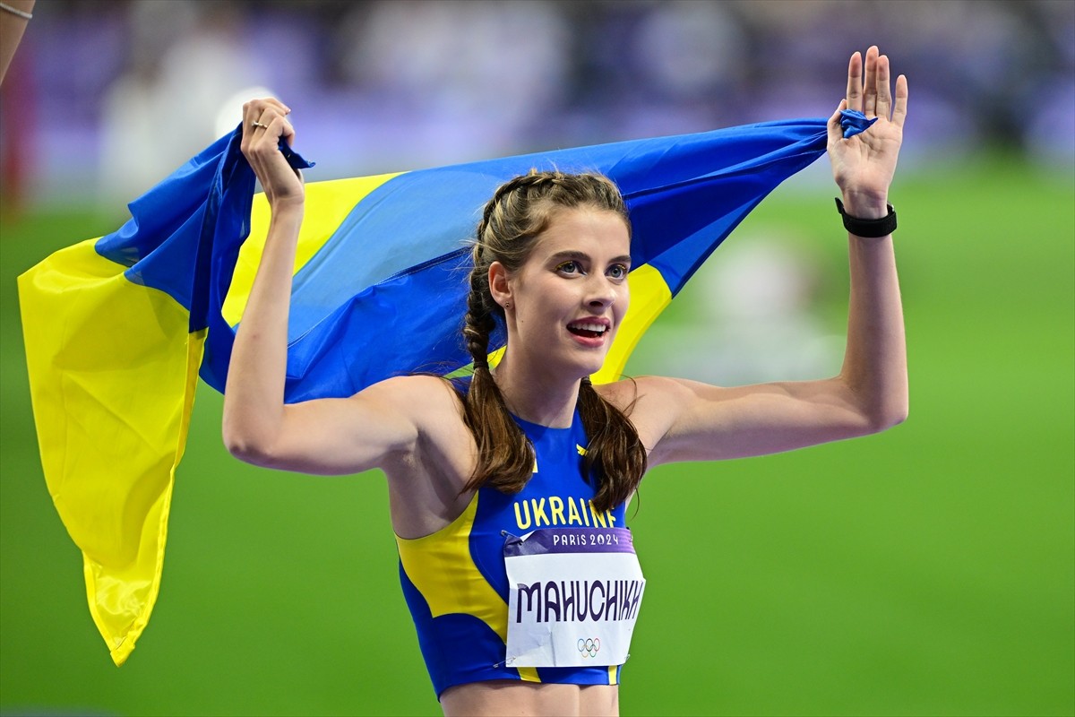 Paris 2024 Olimpiyat Oyunları'nda atletizm kadınlar yüksek atlama finalleri, Fransa'nın başkenti...