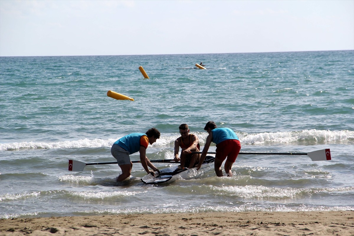 Sanmar Denizcilik Deniz Küreği Türkiye Şampiyonası Sahil Sürat Yarışları, Sinop'ta başladı....