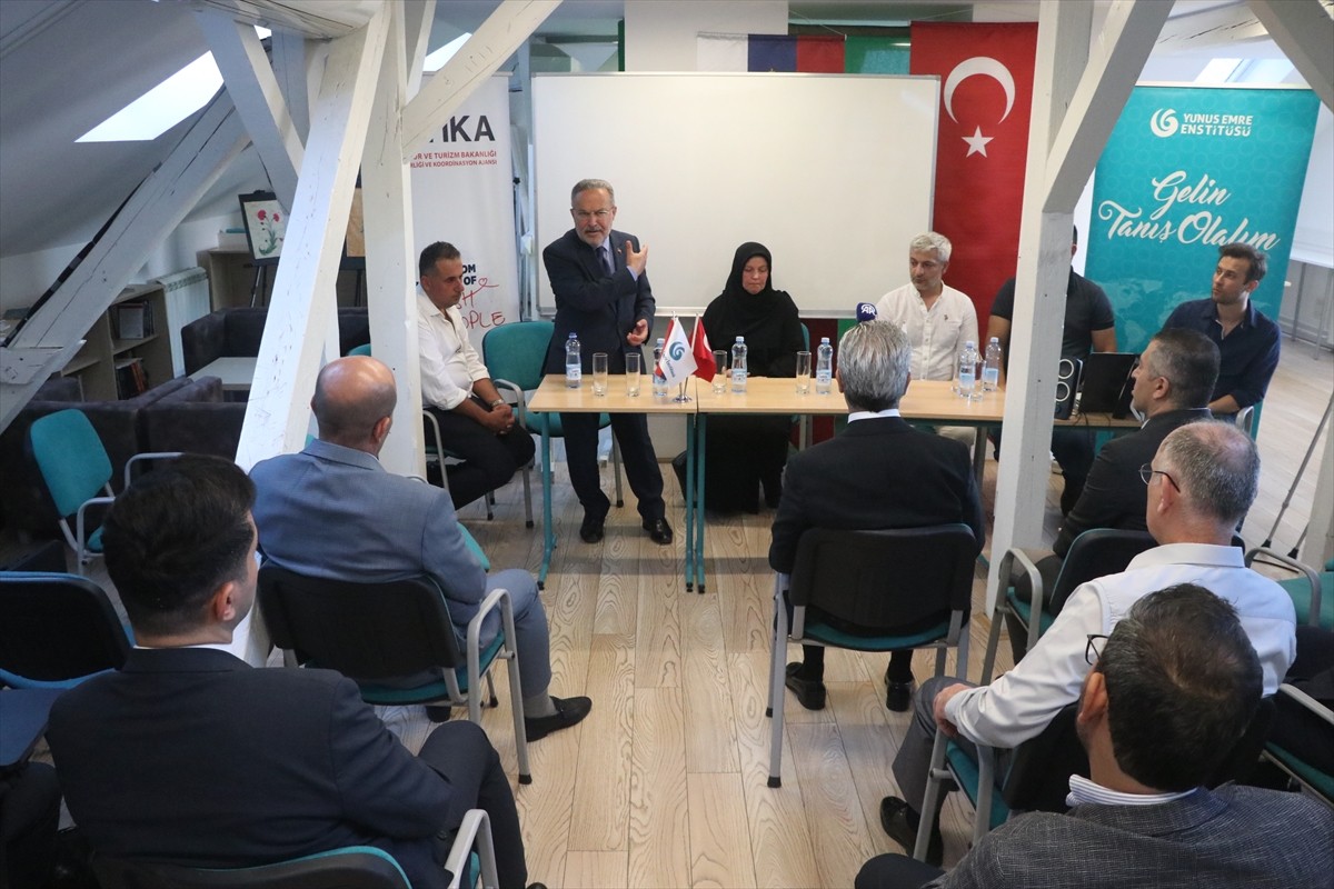 Sırbistan'ın başkenti Belgrad'da, 15 Temmuz Derneği tarafından Yunus Emre Enstitüsü (YEE) Belgrad...