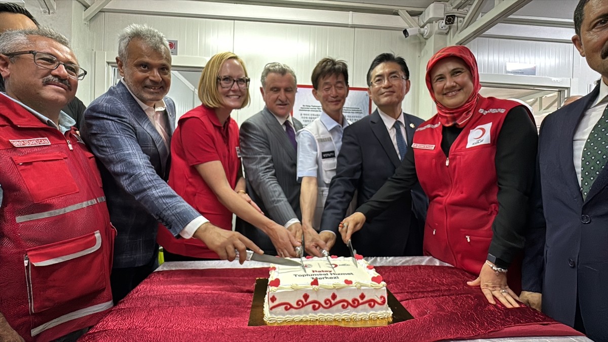 Türk Kızılay ve Kore Kızılhaçı ortaklığında kurulan Hatay Toplumsal Hizmet Merkezinin açılışı...