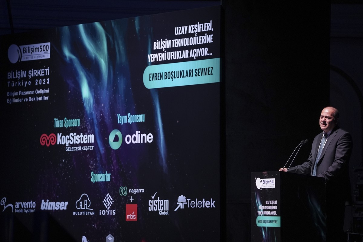 Ulaştırma ve Altyapı Bakan Yardımcısı Ömer Fatih Sayan, "Bilişim 500 Araştırma" sonuçlarının...