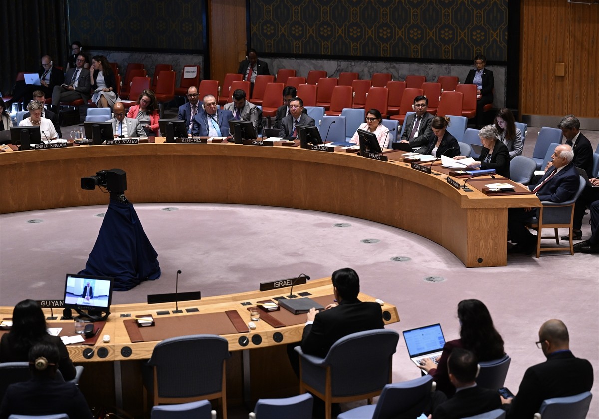 BM Güvenlik Konseyinde (BMGK), Filistin iki devletli çözüm, İsrail'in yasa dışı yerleşim yerleri...