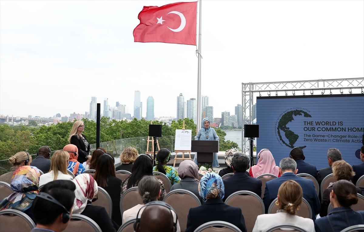 Cumhurbaşkanı Recep Tayyip Erdoğan ile birlikte Birleşmiş Milletler (BM) 79. Genel Kurulu'na...