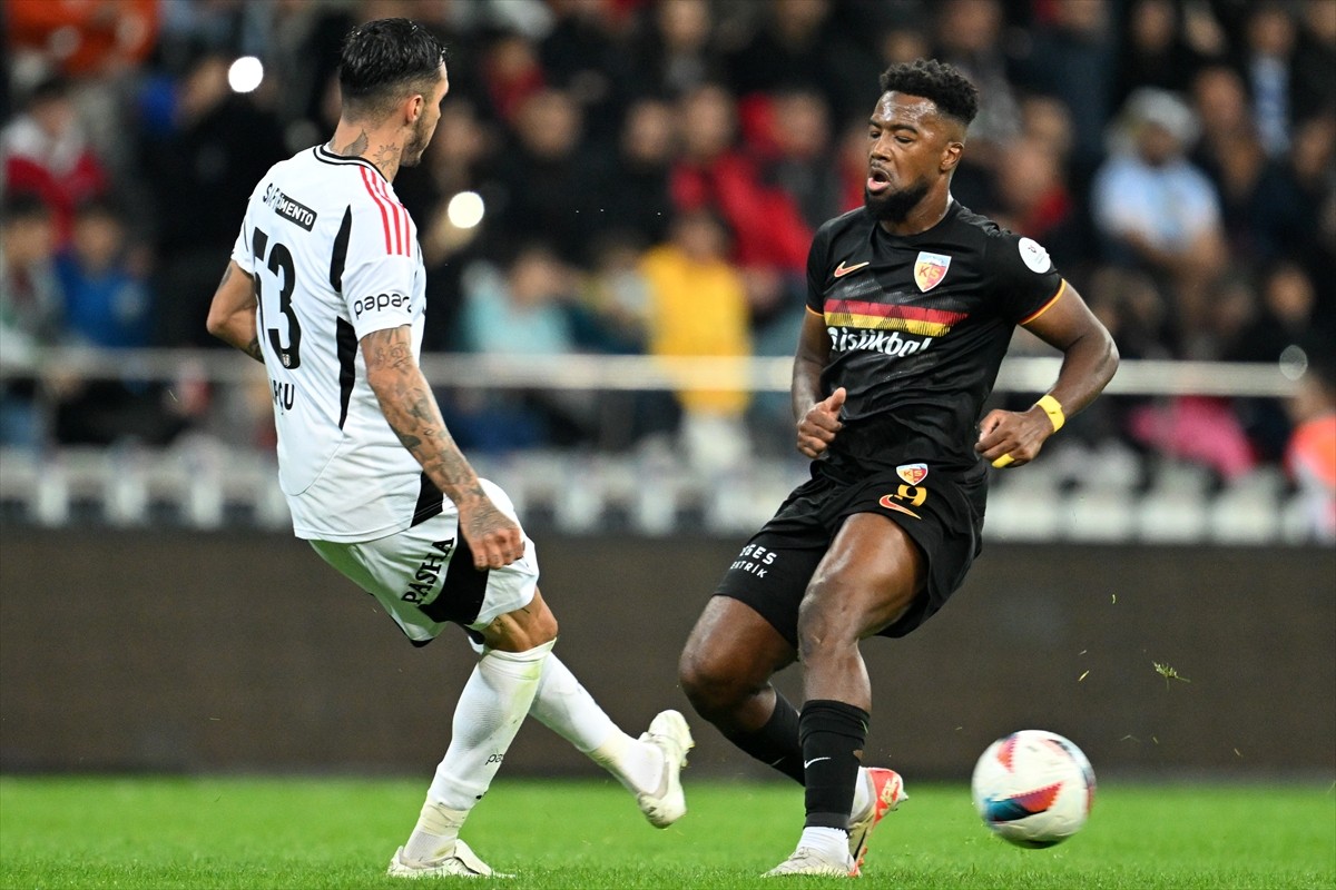 Trendyol Süper Lig'in 7. haftasında Bellona Kayserispor ile Beşiktaş RHG Enertürk Enerji...