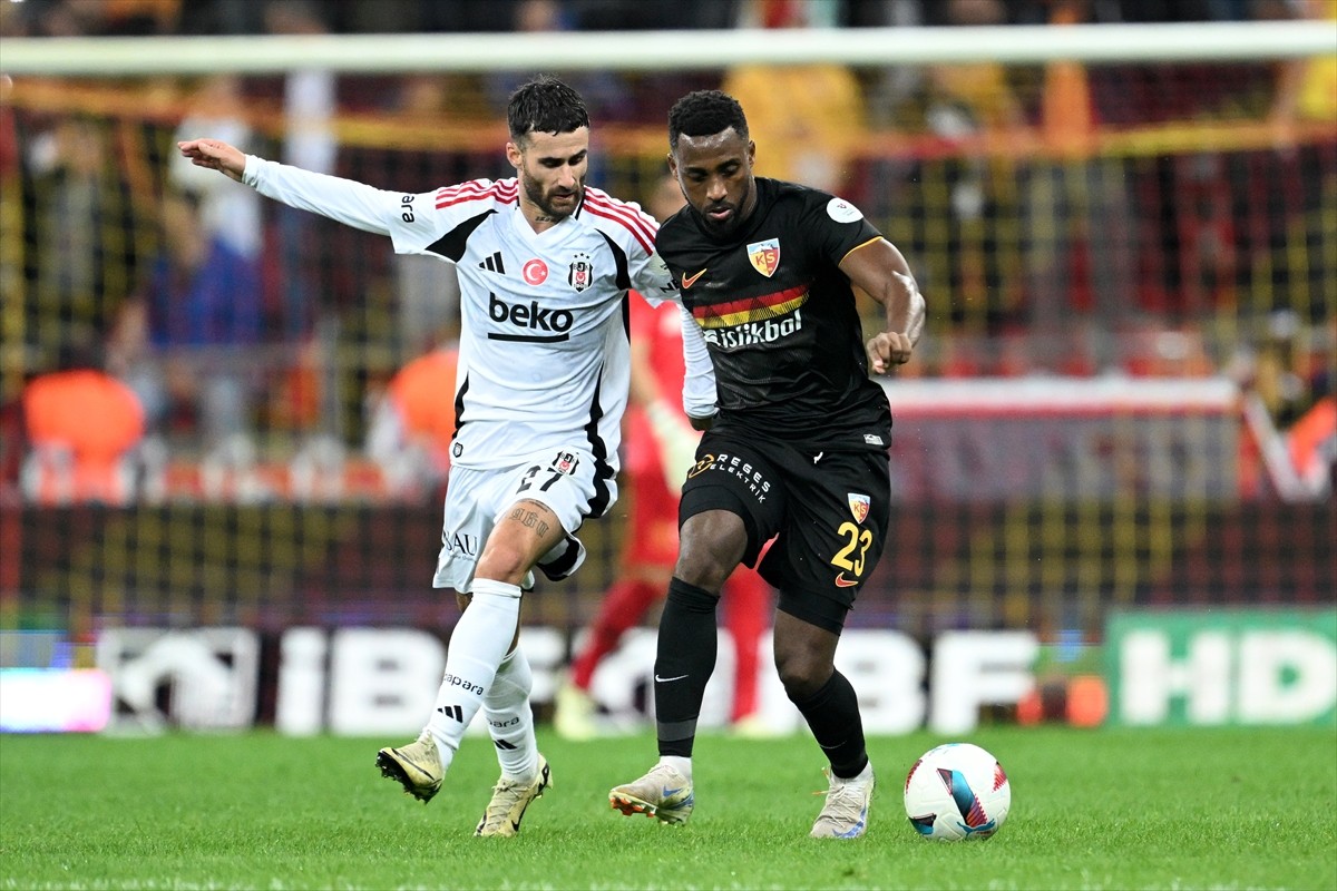 Trendyol Süper Lig'in 7. haftasında Bellona Kayserispor ile Beşiktaş RHG Enertürk Enerji...