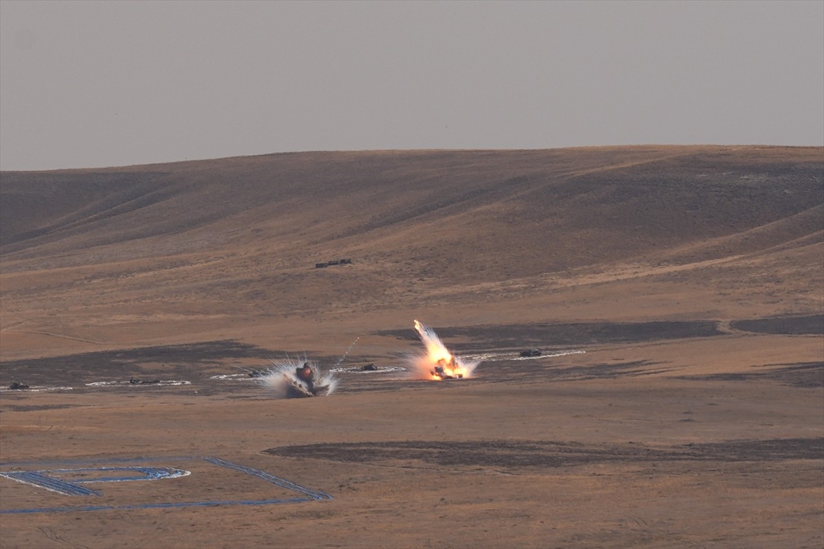 Türk Silahlı Kuvvetlerinin (TSK) ateş gücünün sergilendiği "Ateş Serbest- 2024" faaliyetinde...