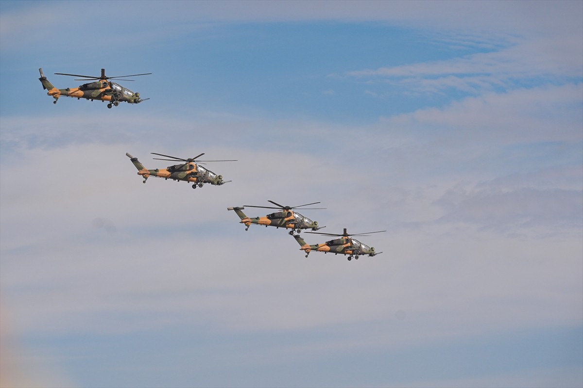 Türk Silahlı Kuvvetlerinin (TSK) ateş gücünün sergilendiği "Ateş Serbest- 2024" faaliyetinde...