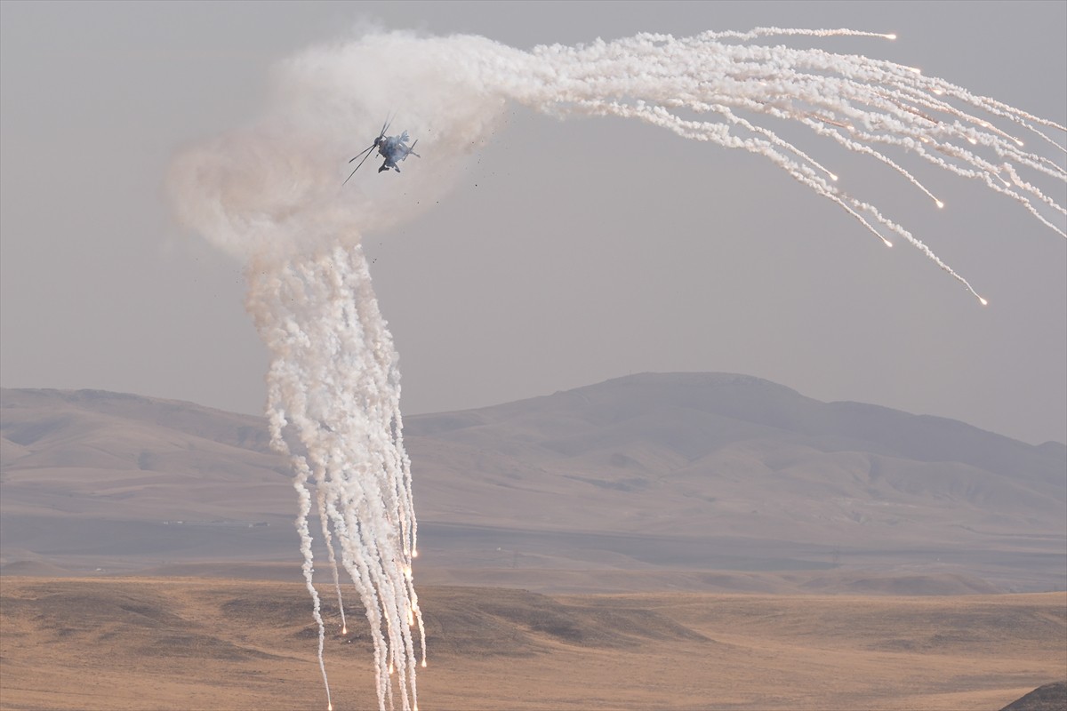 Türk Silahlı Kuvvetlerinin (TSK) ateş gücünün sergilendiği "Ateş Serbest- 2024" faaliyetinde...