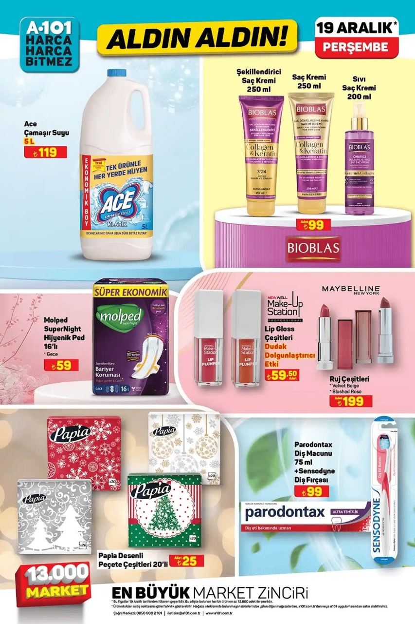 A101 19 Aralık 2024 Aktüel Ürünler Kataloğu Yayında! Fırsatlar Kaçmaz