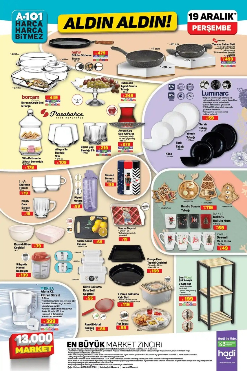 A101 19 Aralık 2024 Aktüel Ürünler Kataloğu Yayında! Fırsatlar Kaçmaz