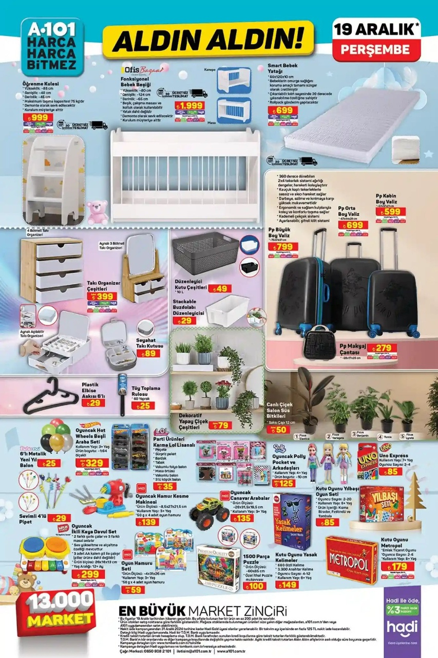 A101 19 Aralık 2024 Aktüel Ürünler Kataloğu Yayında! Fırsatlar Kaçmaz