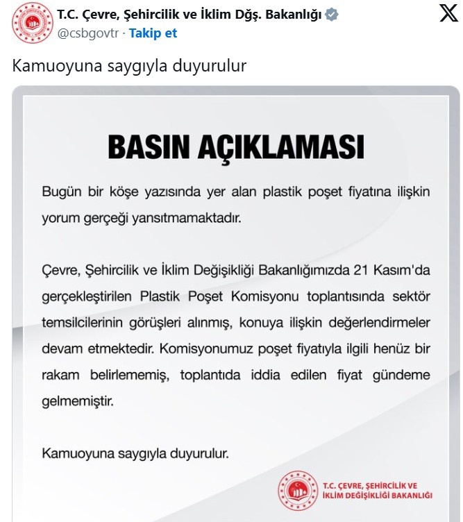 Alışveriş poşetlerine yüzde 300 zam talebi! Bakanlık açıkladı 