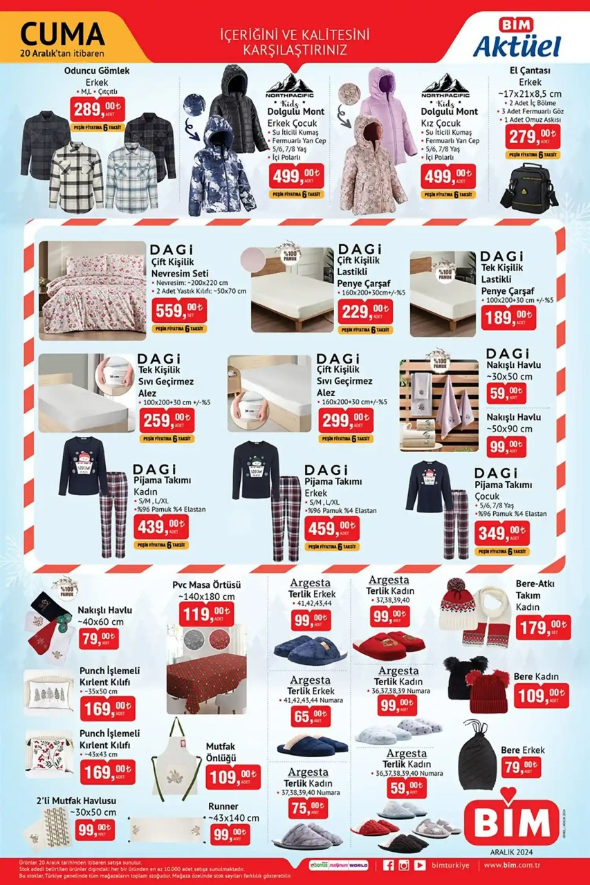BİM 20 Aralık 2024 Aktüel Ürünler Kataloğu İle Fırsatlar Sizleri Bekliyor! İşte Katalog Detayları