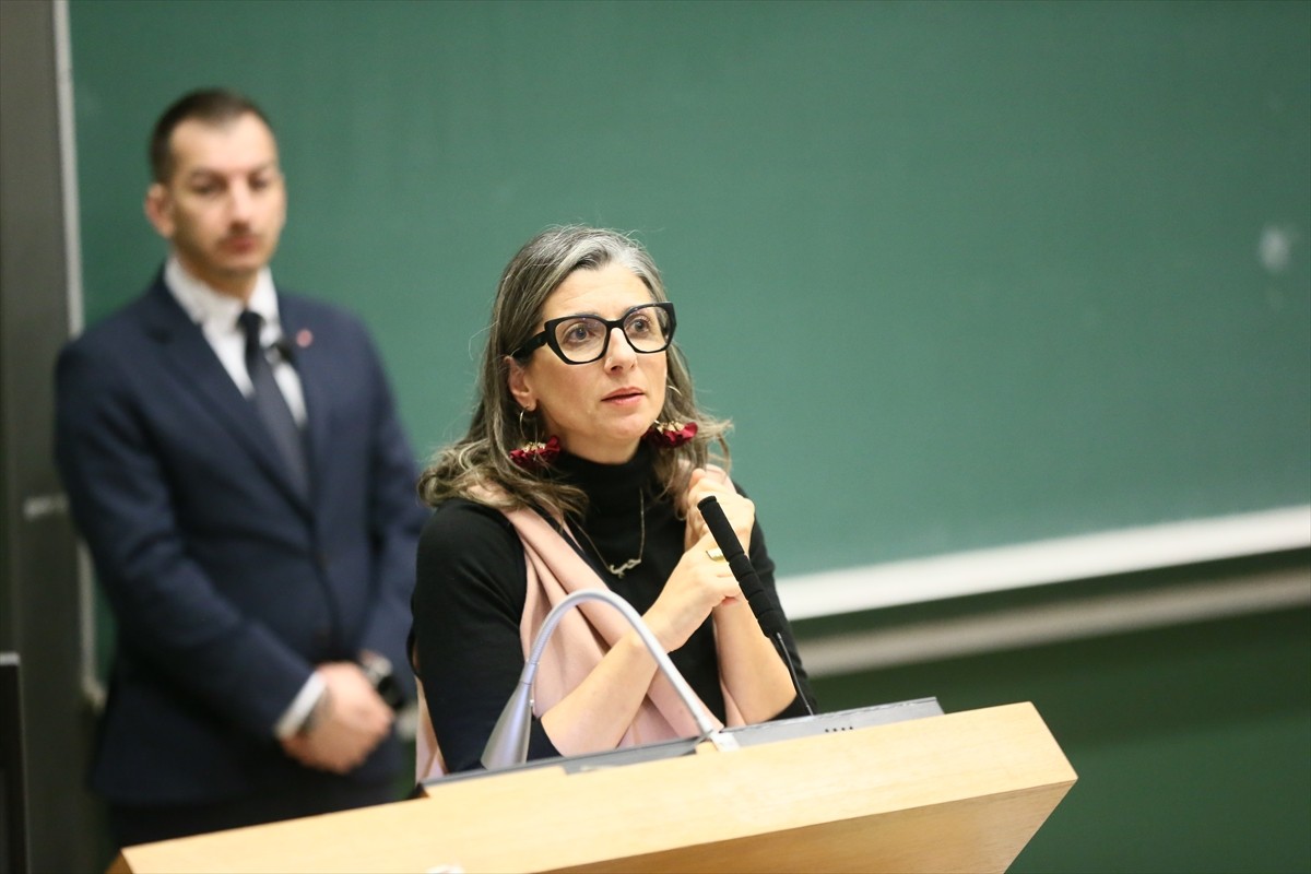  Birleşmiş Milletler (BM) Filistin Özel Raportörü Francesca Albanese, Viyana Üniversitesi Öğretim...