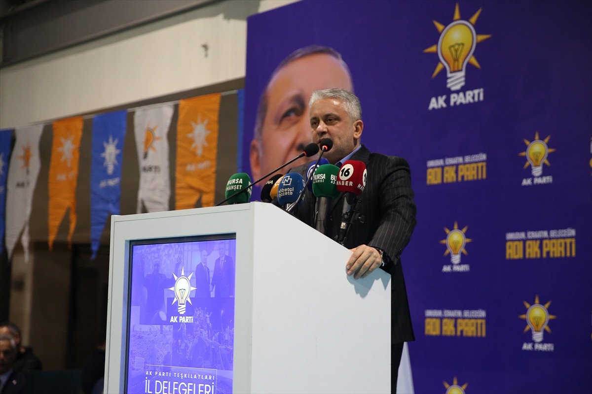 Bursa'da Merinos Atatürk Kongre ve Kültür Merkezi'nde "AK Parti Teşkilatları İl Delegeleri Ortak...