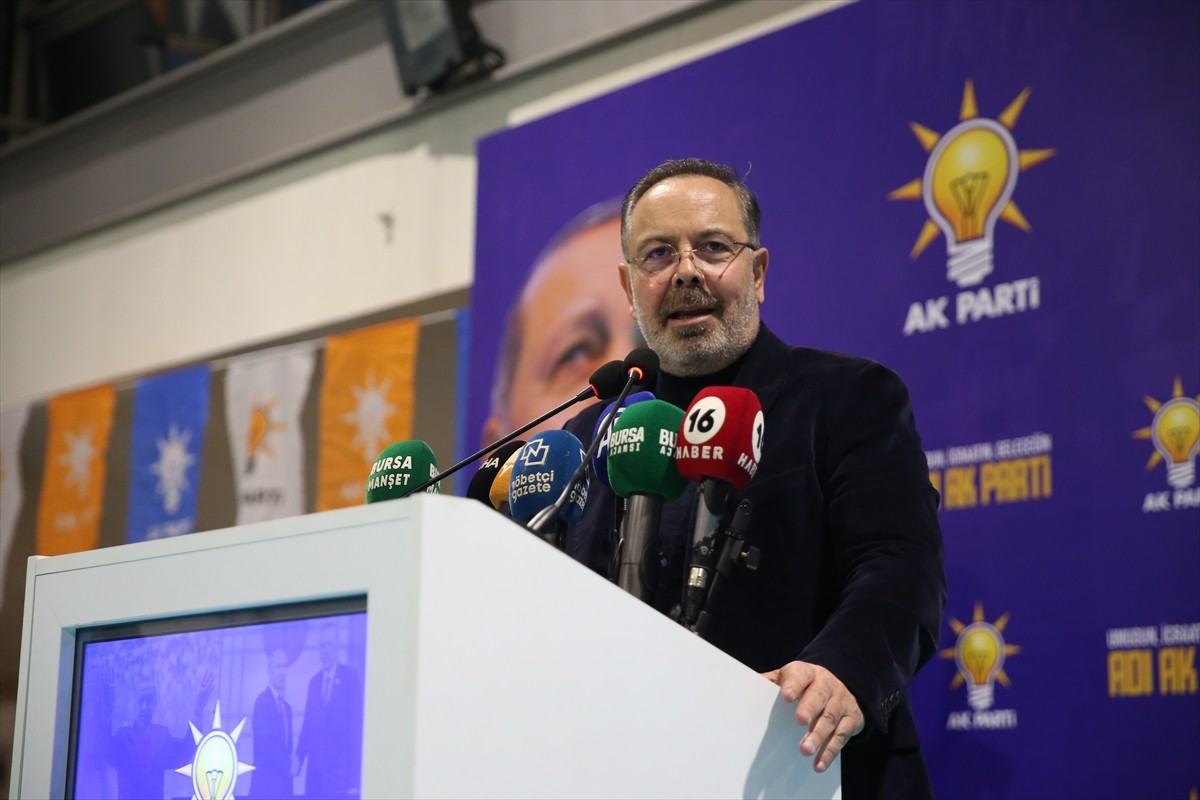 Bursa'da Merinos Atatürk Kongre ve Kültür Merkezi'nde "AK Parti Teşkilatları İl Delegeleri Ortak...