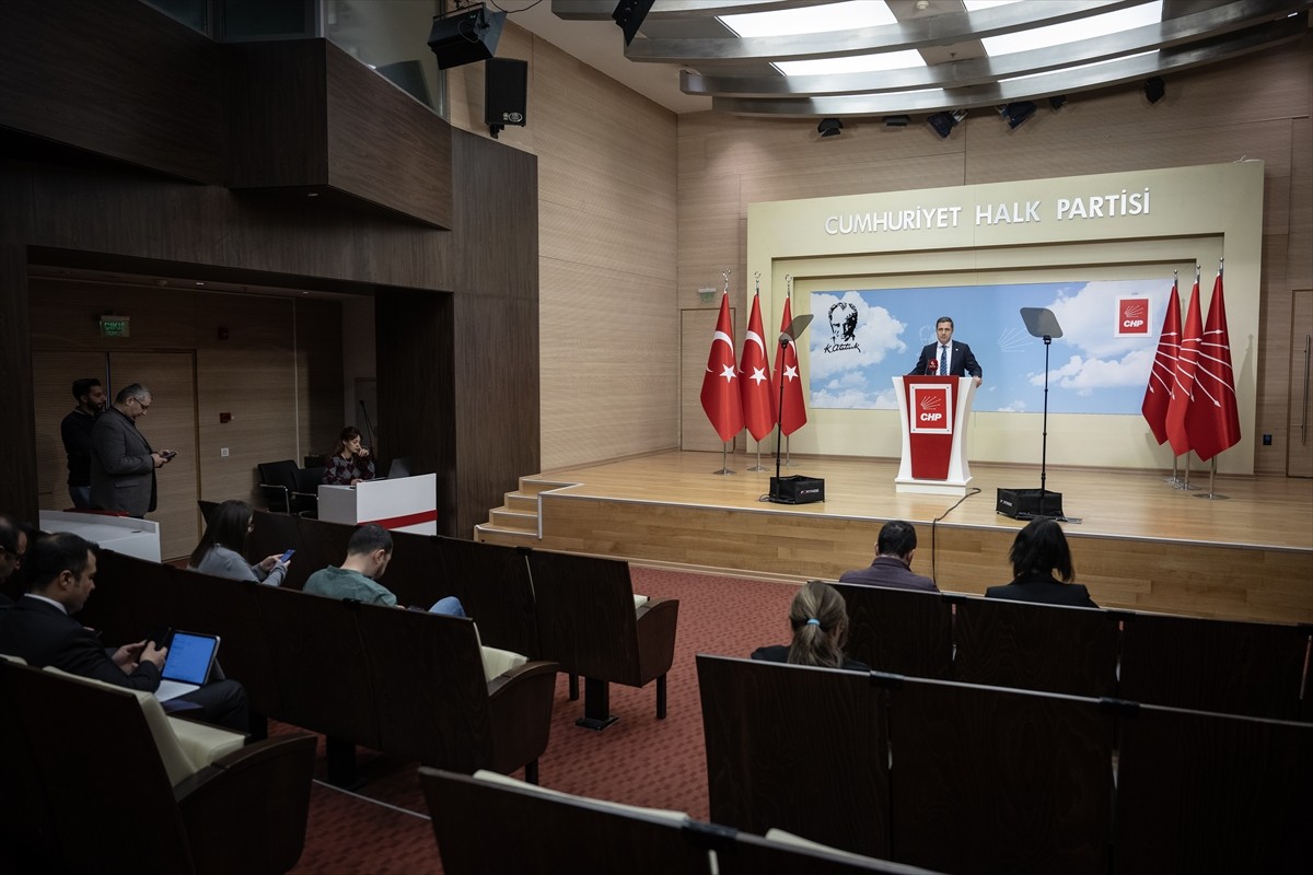 Cumhuriyet Halk Partisi (CHP) Genel Başkan Yardımcısı ve Parti Sözcüsü Deniz Yücel, CHP Genel...