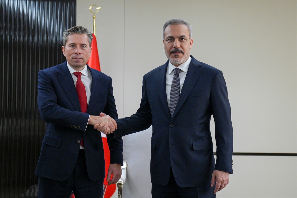 Dışişleri Bakanı Hakan Fidan (sağda), Birleşmiş Milletler (BM) İnsani İşlerden Sorumlu Genel...