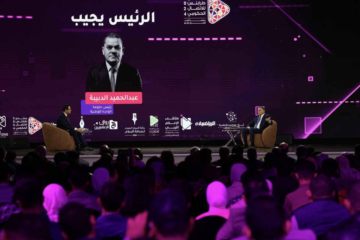 Libya Ulusal Birlik Hükümeti Başbakanı Abdulhamid Dibeybe, AA ve TRT'nin de atölye çalışmalarıyla...