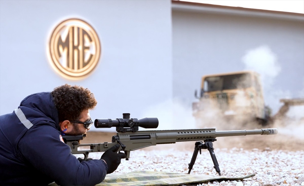 Makine ve Kimya Endüstrisi AŞ (MKE), 2 bin 200 metreye kadar etkili atış yapabilen, .408 kalibre, ...