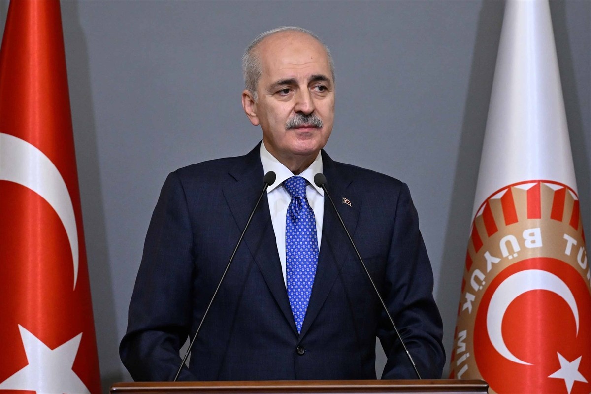 TBMM Başkanı Numan Kurtulmuş, 15. Büyükelçiler Konferansı kapsamında, Dışişleri Bakanı Hakan Fidan...