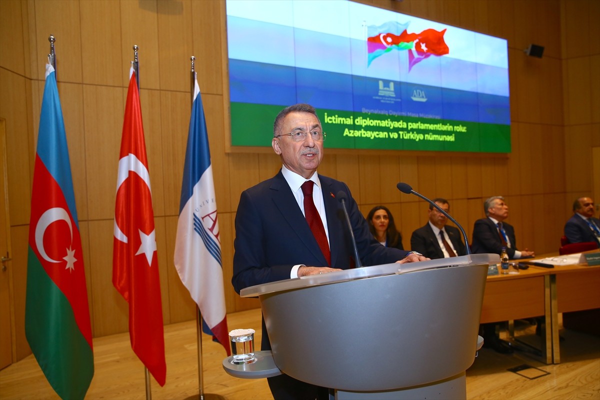 TBMM Dışişleri Komisyonu Başkanı Fuat Oktay, Azerbaycan Parlamentosunun 106. kuruluş yılı...