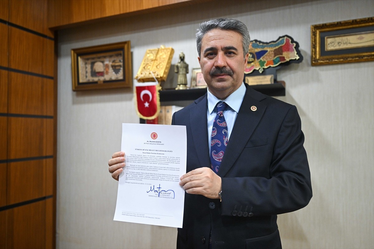 TBMM İnsan Haklarını İnceleme Komisyonu Üyesi ve AK Parti Adıyaman Milletvekili Mustafa Alkayış...