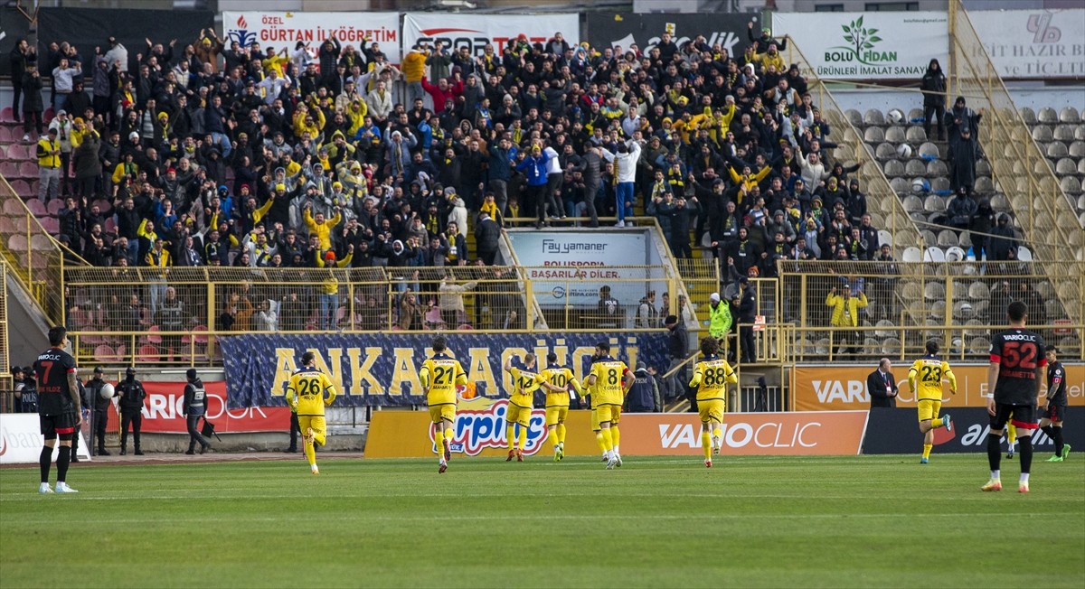 Trendyol 1. Lig'in 15. haftasında Boluspor sahasında MKE Ankaragücü ile Bolu Atatürk Stadyumunda...