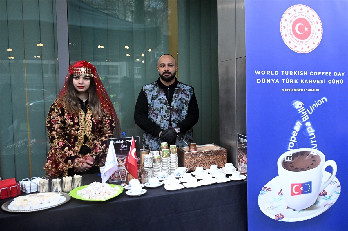 Türkiye'nin Avrupa Birliği (AB) Daimi Temsilciliği tarafından Brüksel'de düzenlenen Dünya Türk...