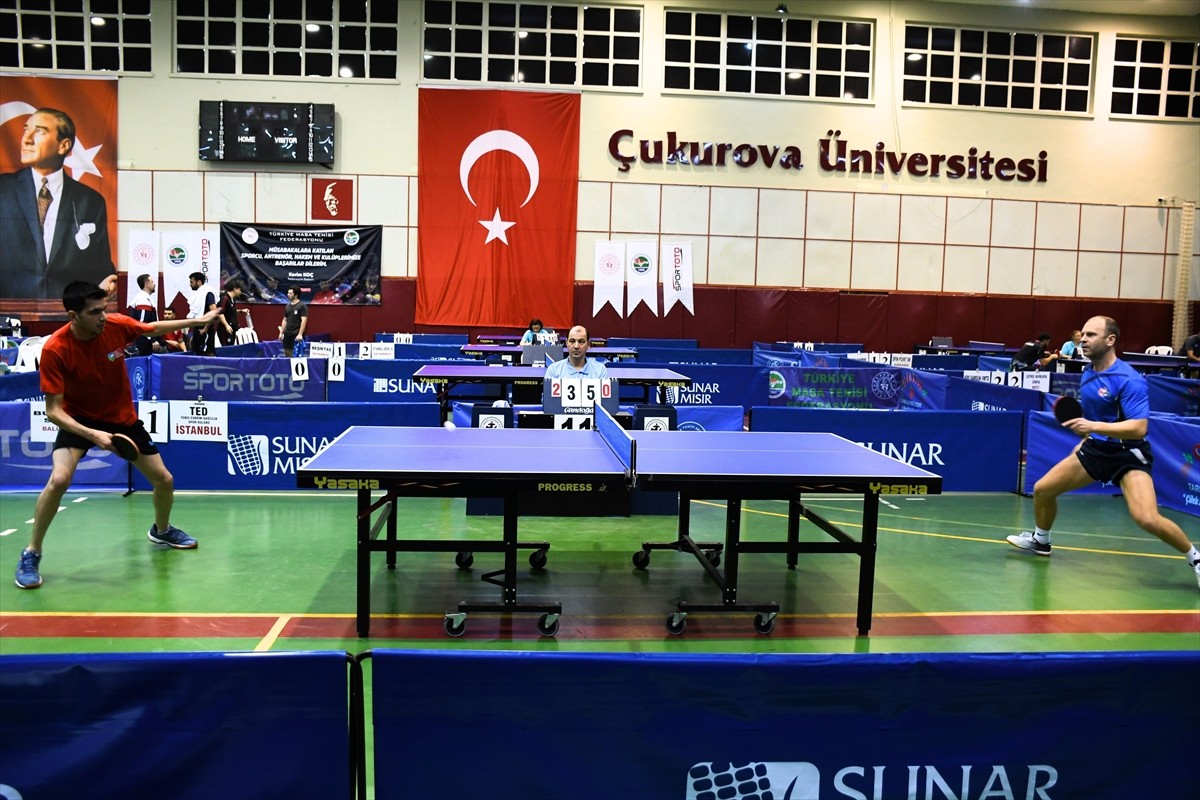 Türkiye Masa Tenisi Federasyonu tarafından düzenlenen Süper Lig 2. etap müsabakaları Adana'da...