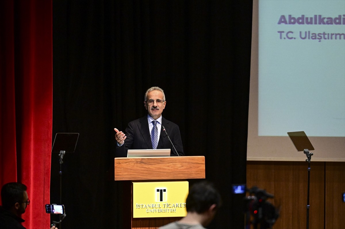 Ulaştırma ve Altyapı Bakanı Abdulkadir Uraloğlu, İstanbul Ticaret Üniversitesi Sütlüce...
