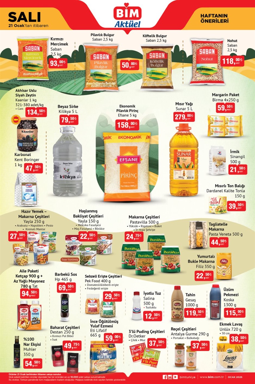 21 Ocak’ta 5 KG’sı 158 TL’ye düşecek! O market tarihi indirimi duyurdu