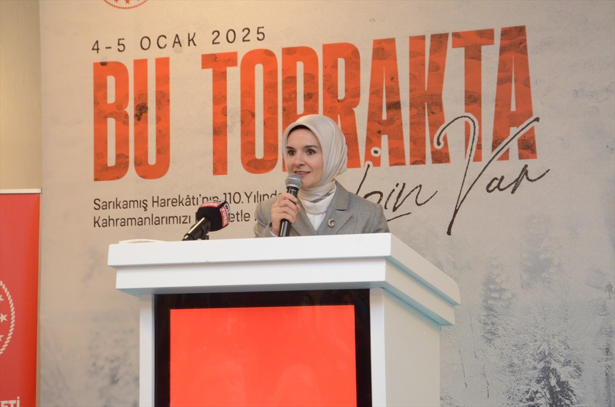 Aile ve Sosyal Hizmetler Bakanı Mahinur Özdemir Göktaş, Sarıkamış Harekatı'nın 110. yılı...