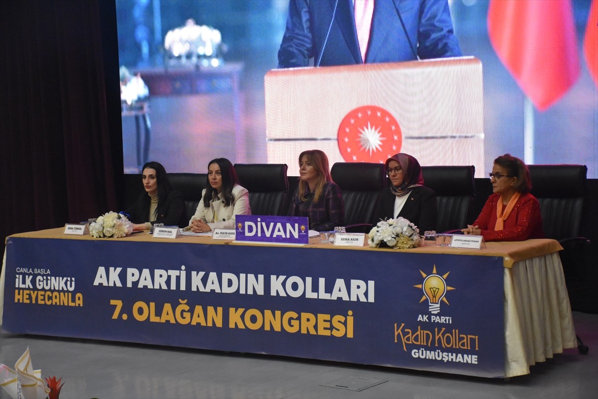 AK Parti Gümüşhane Kadın Kolları 7. Olağan Kongresi, Kültür Turizm İl Müdürlüğü Konferans...