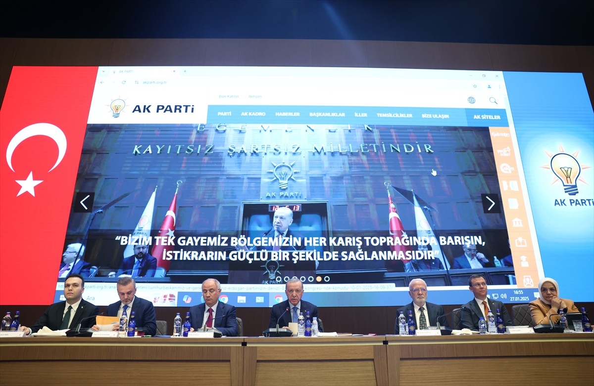 AK Parti Merkez Karar ve Yönetim Kurulu (MKYK), Cumhurbaşkanı ve AK Parti Genel Başkanı Recep...