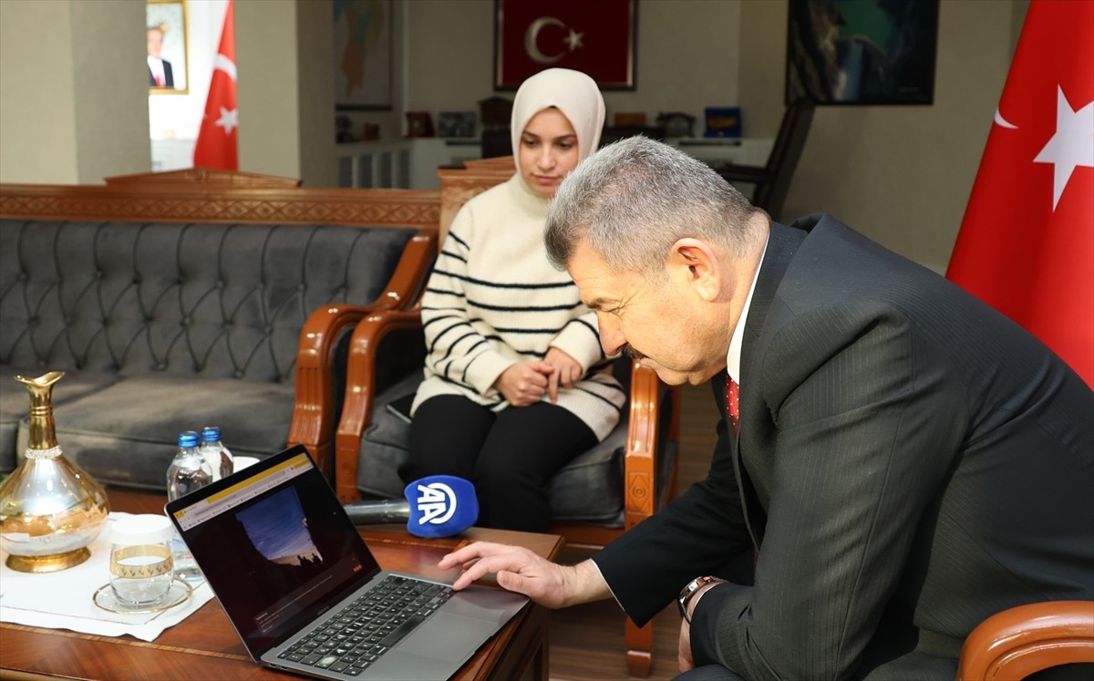 Artvin Valisi Turan Ergün, Anadolu Ajansının (AA) gözünden 2024'e damga vuran olaylara ait ve...