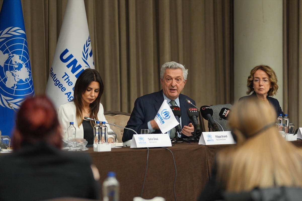 Birleşmiş Milletler (BM) Mülteciler Yüksek Komiseri Filippo Grandi, Suriye ve Lübnan'daki...