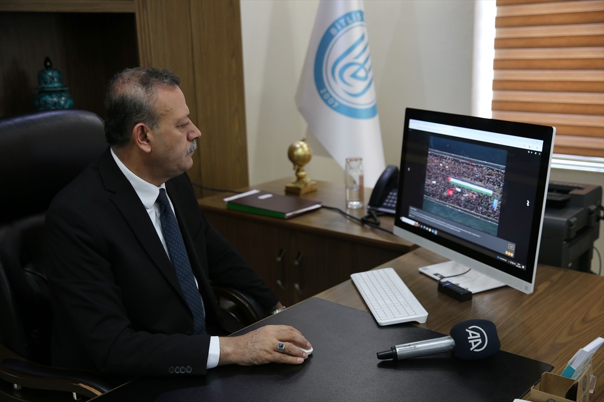 Bitlis Eren Üniversitesi (BEÜ) Rektörü Prof. Dr. Necmettin Elmastaş, Anadolu Ajansının (AA)...