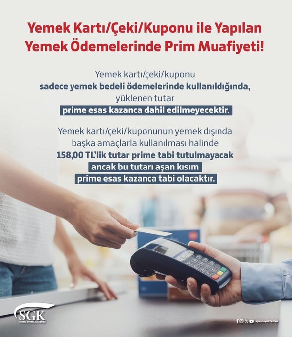 Çalışanın yemek parasından prim kesilecek! SGK son dakika açıkladı 