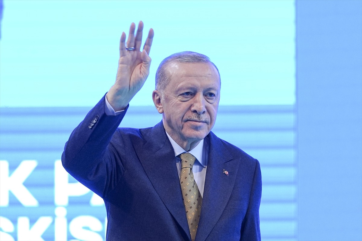 Cumhurbaşkanı ve AK Parti Genel Başkanı Recep Tayyip Erdoğan, partisinin Eskişehir Teknik...