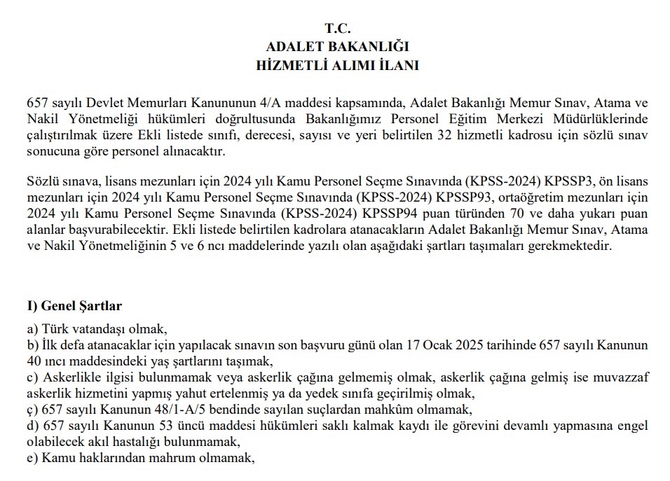 Devlet Kadrolarında Çifte Alım İmkanları: 2 Bakanlık Müjdeyi Verdi