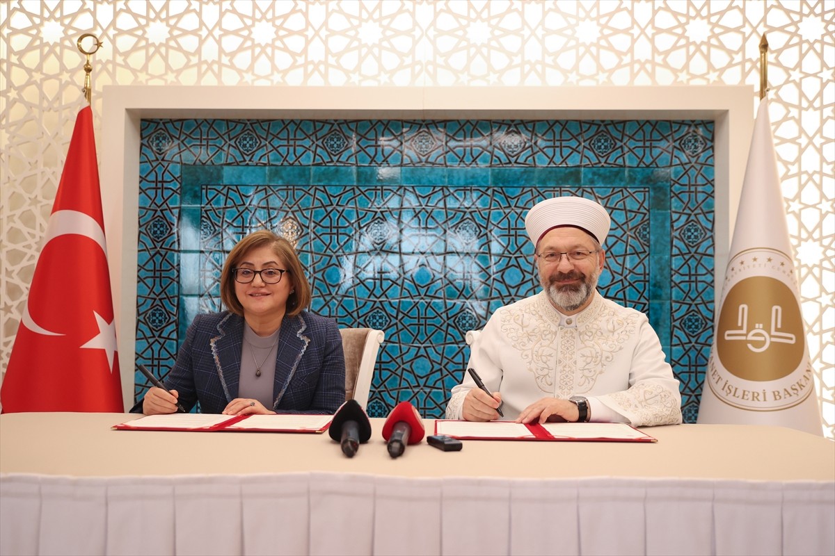 Diyanet İşleri Başkanlığı ile Gaziantep Büyükşehir Belediye Başkanlığı arasında, "Yayın...