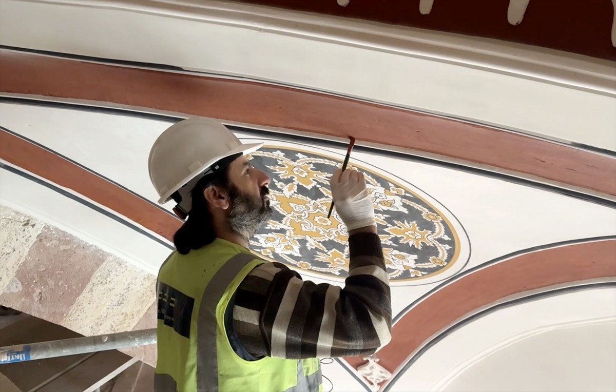 Edirne'deki Selimiye Camisi'nde başlatılan restorasyon çalışmaları büyük ölçüde tamamlanırken...