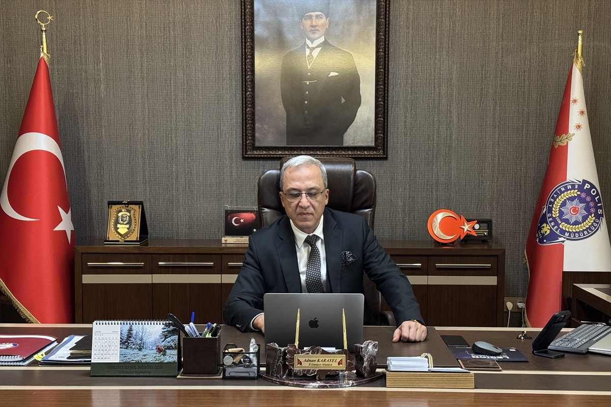 Elazığ Emniyet Müdürü Adnan Karayel, Anadolu Ajansının (AA) gözünden 2024'e damga vuran olaylara...