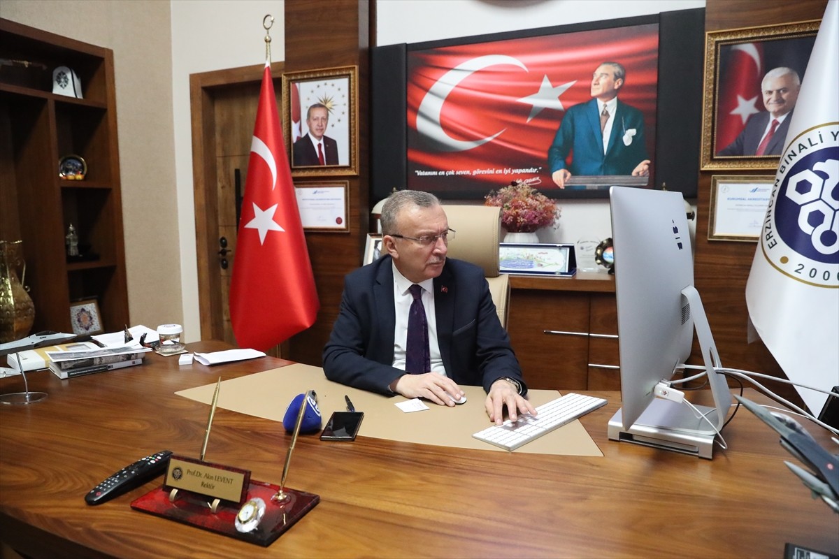 Erzincan Binali Yıldırım Üniversitesi (EBYÜ) Rektörü Prof. Dr. Akın Levent, Anadolu Ajansı'nın...